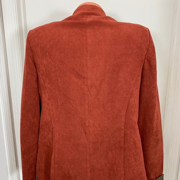 Perceptions New York suede look blazer size 8 - Picture 5 of 6